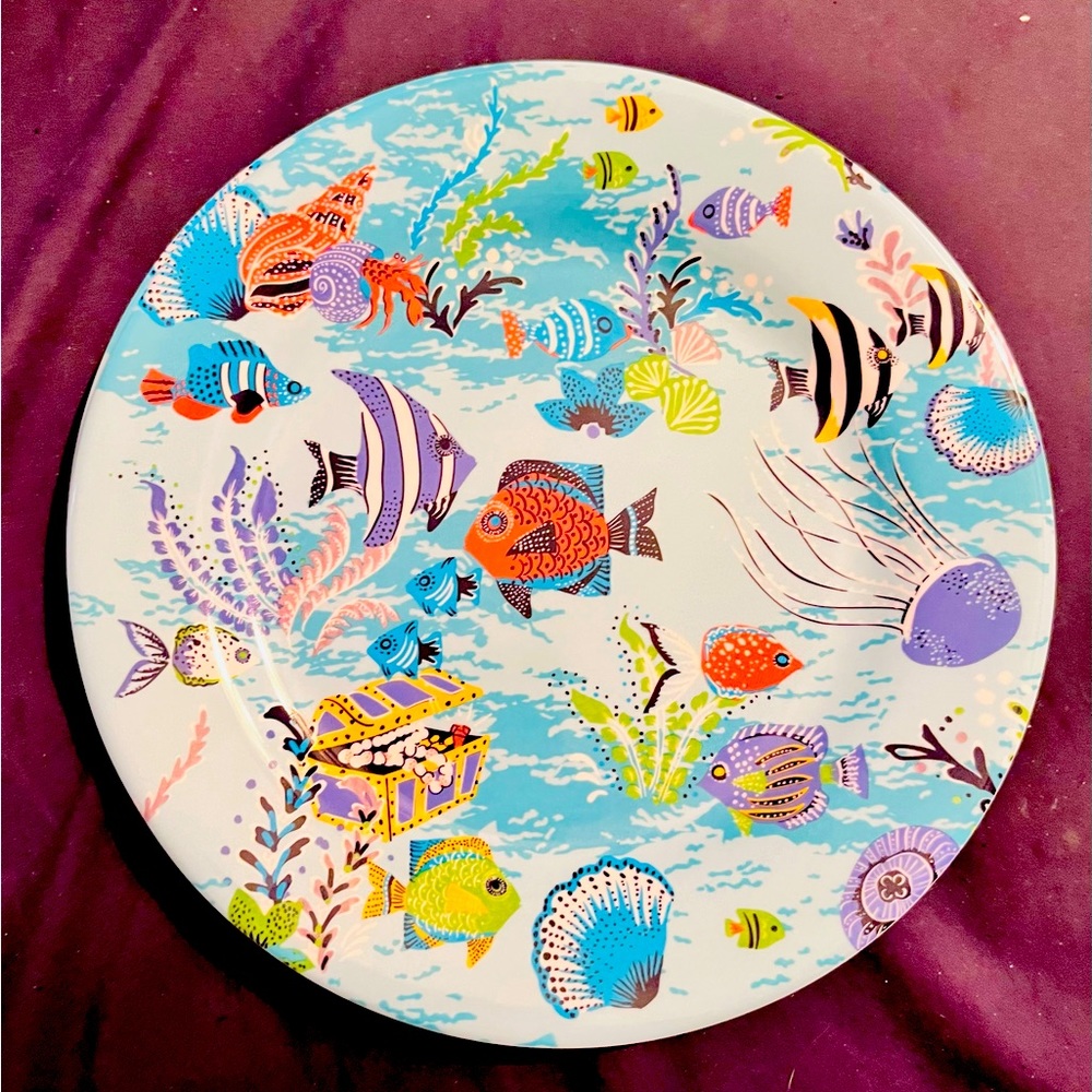 2 Vera Bradley Plates